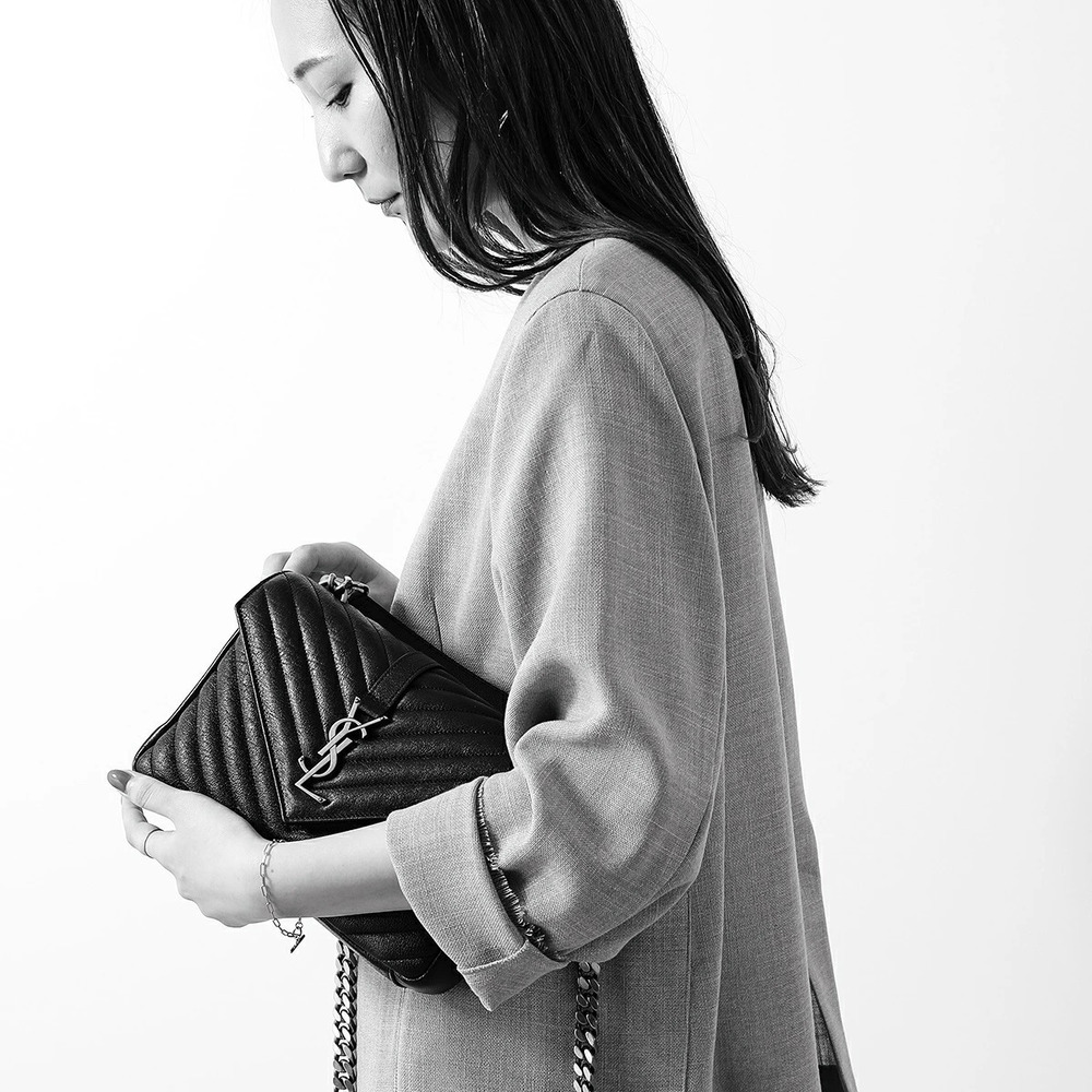 SAINT LAURENT College Shoulder Bag Cassandra